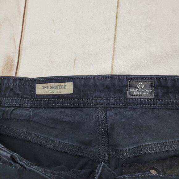 Adriano Goldschmeid the Protege black straight leg jeans hemmed regular - Picture 4 of 7